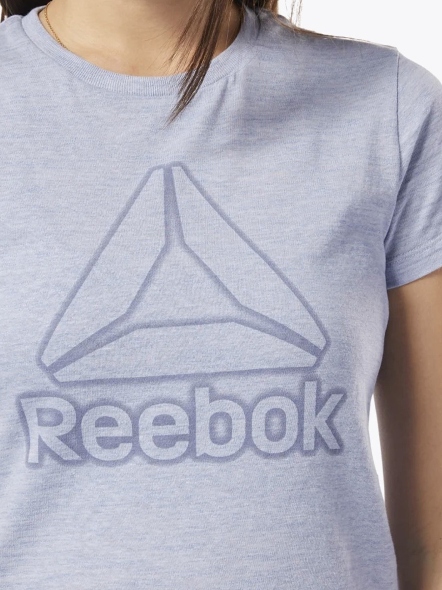 Reebok TE Marble Logo Tee Denim dust