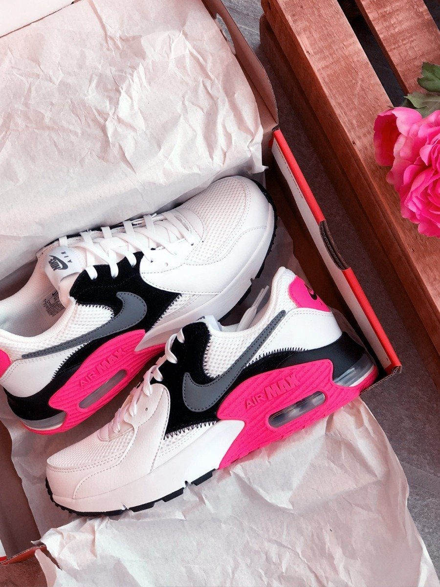 Nike Air Max Excee White/ Cool Grey-Black-Hyper Pink