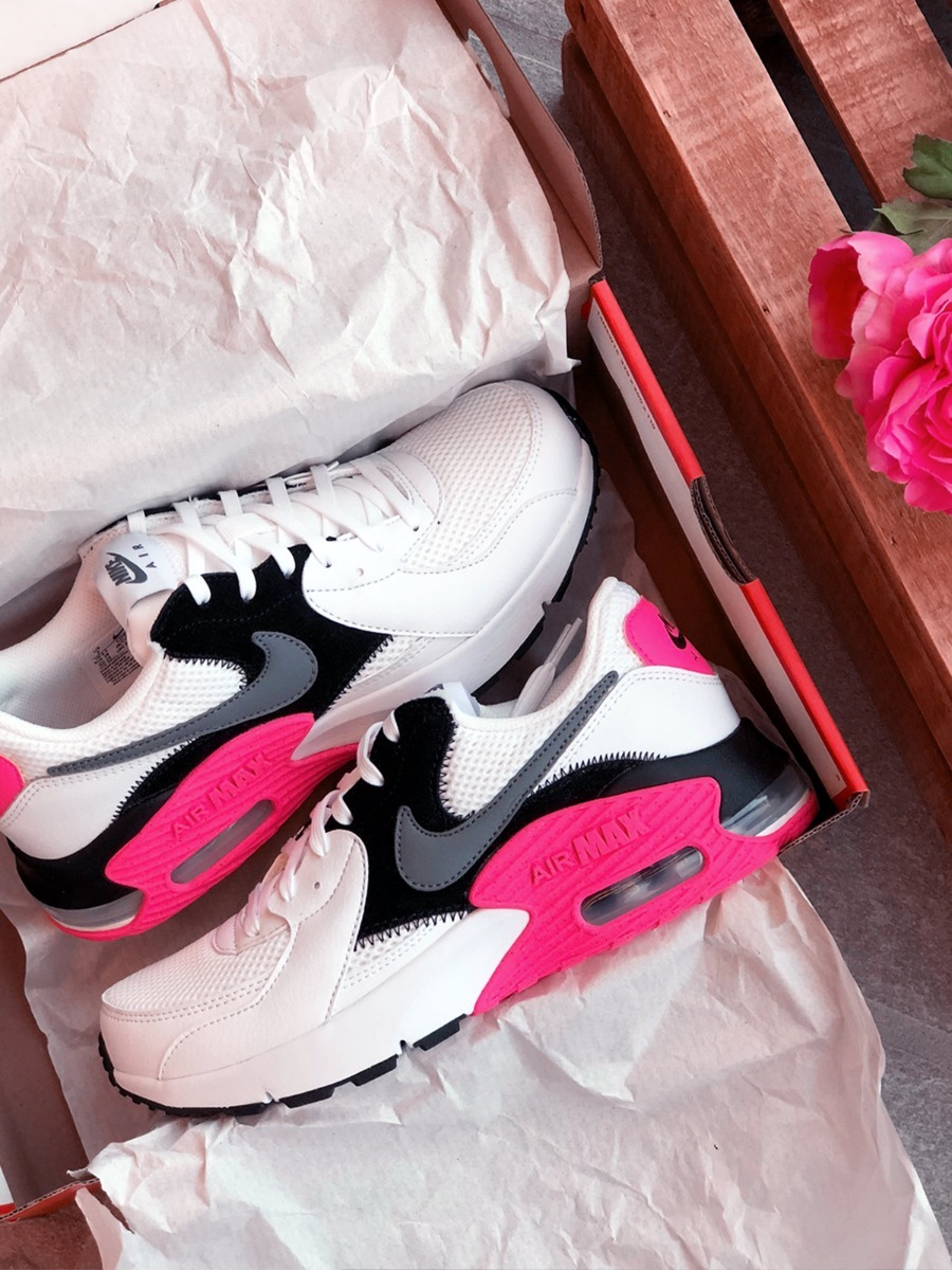 Nike Air Max Excee White/ Cool Grey-Black-Hyper Pink