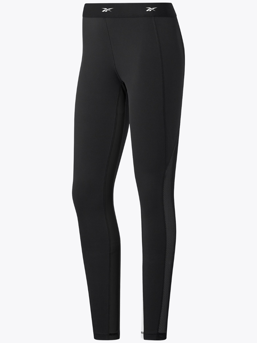 Reebok SH HighRise Black Mesh Tight Black