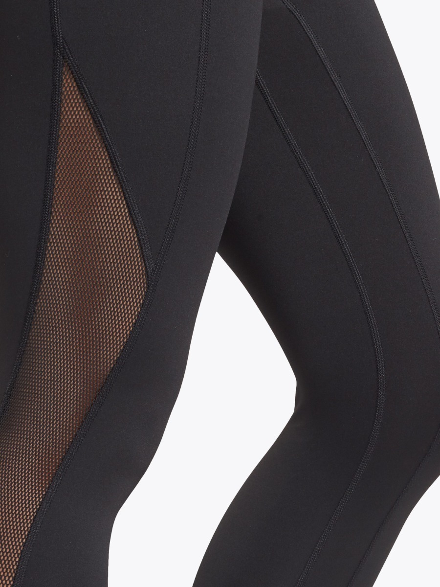 Reebok SH HighRise Black Mesh Tight Black