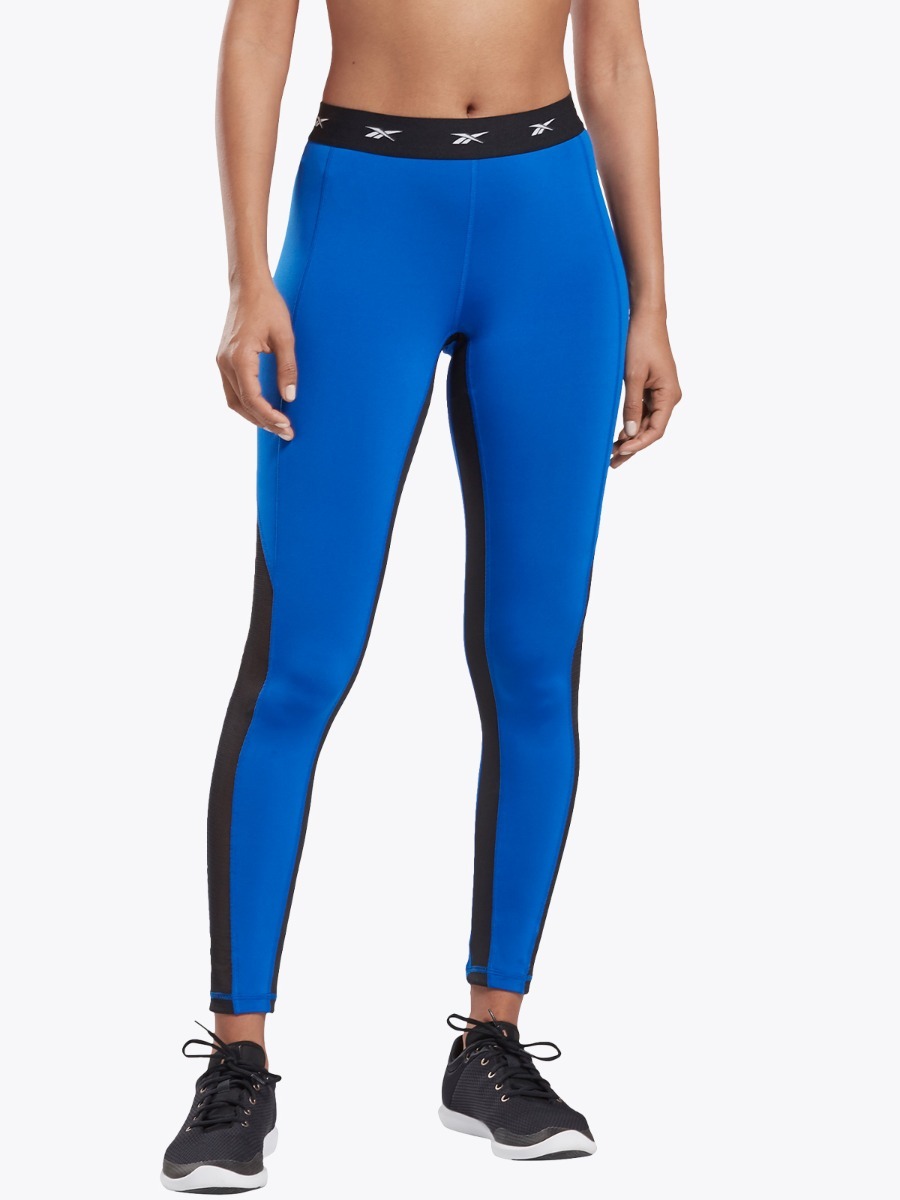 Reebok SH HighRise Mesh Tight Humble Blue