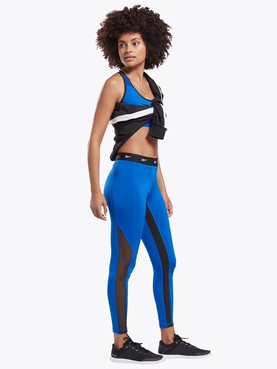 Reebok SH HighRise Mesh Tight Humble Blue