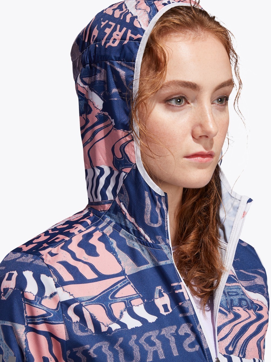 adidas Own The Run Jacket Dash Grey/ Glory Pink/ Tech Indigo