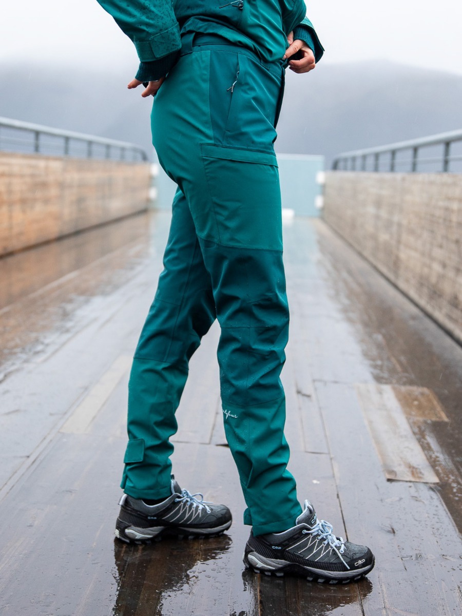 Twentyfour Flåm Stretch 2-lags bukse Mørk grønn