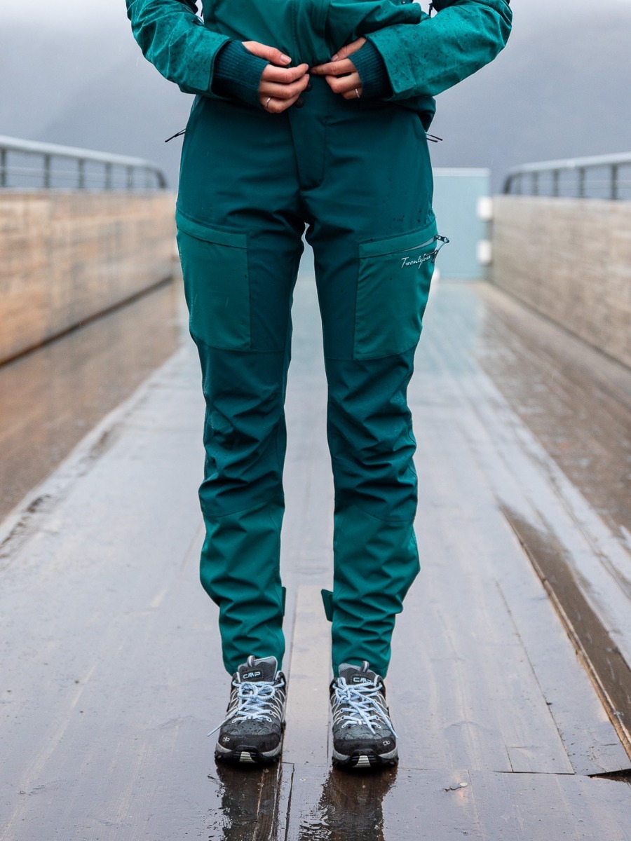 Twentyfour Flåm Stretch 2-lags bukse Mørk grønn