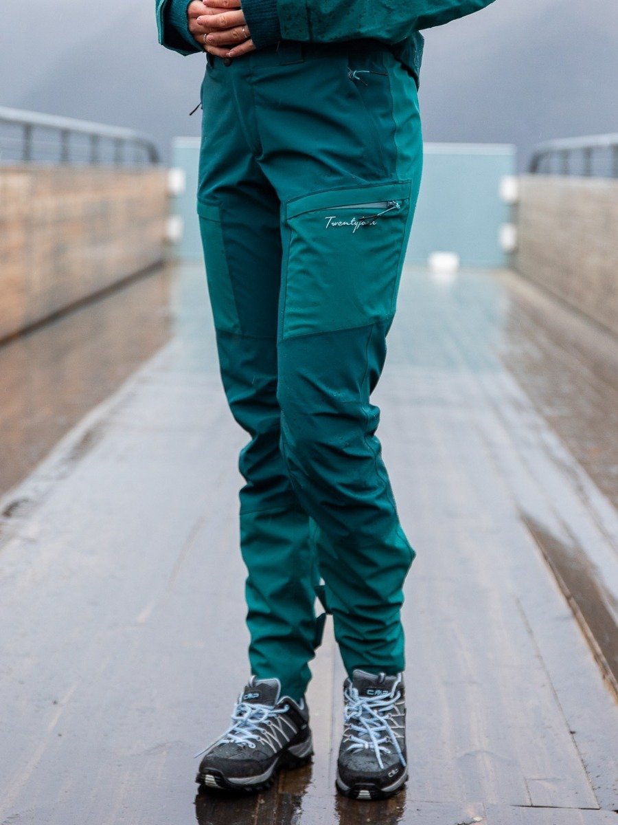 Twentyfour Flåm Stretch 2-lags bukse Mørk grønn