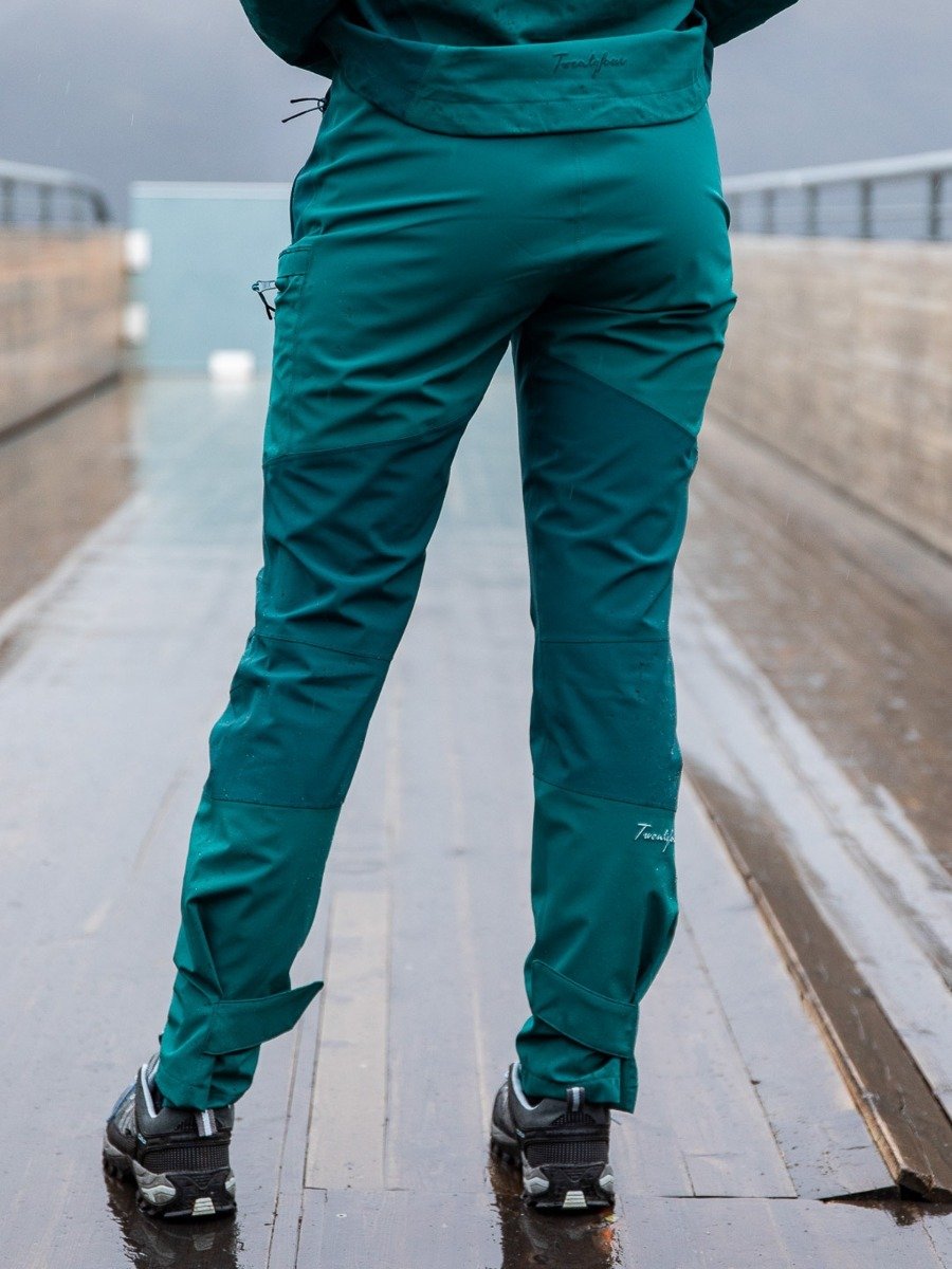 Twentyfour Flåm Stretch 2-lags bukse Mørk grønn