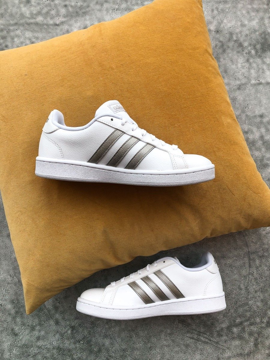 adidas Grand Court Cloud White/ Platin Met