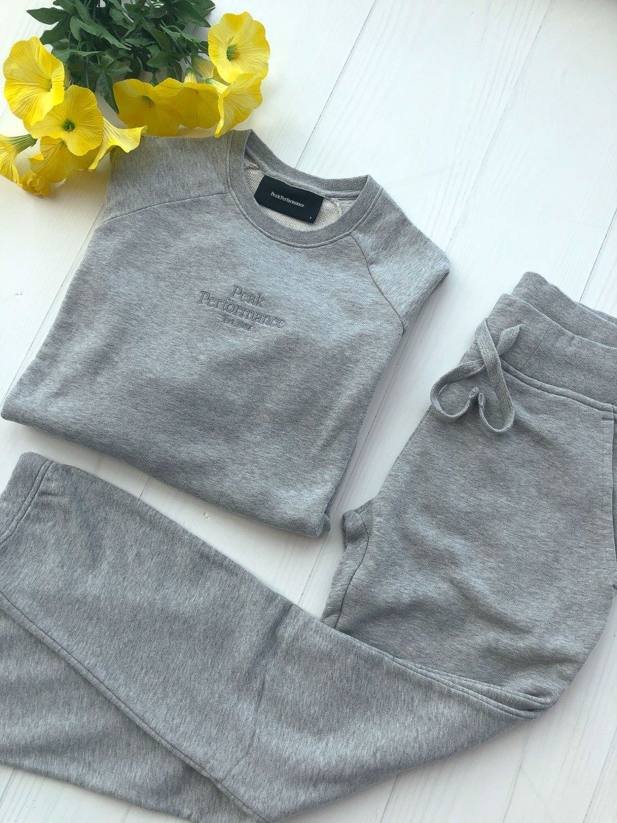 Peak Performance Original Light Crew Med Grey Melange