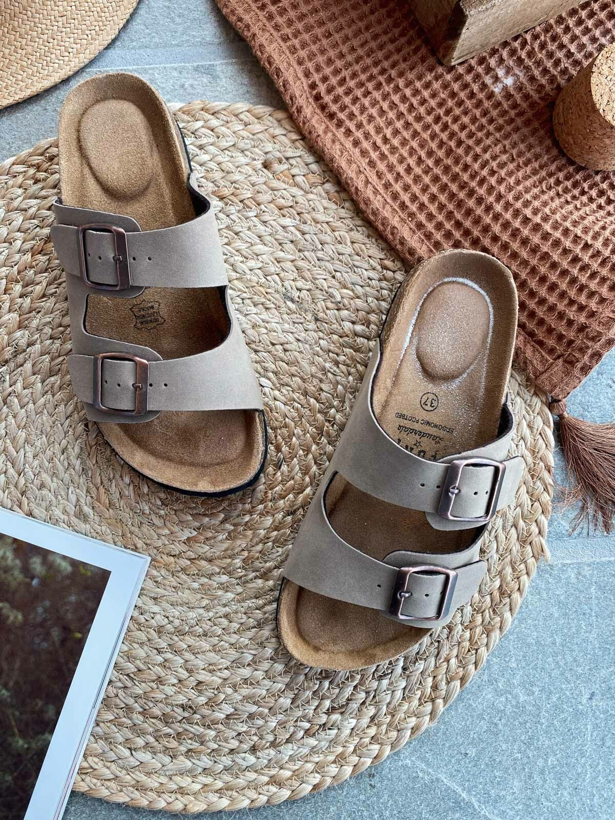 Fort Lauderdale Antibes Cork Sandal Grå