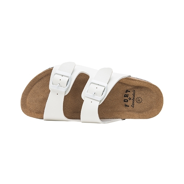 Fort Lauderdale Antibes Cork Sandal Hvit