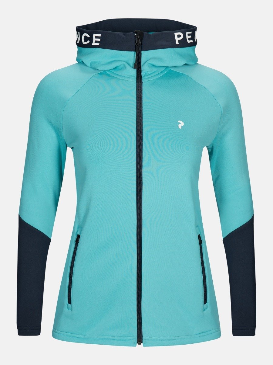 Peak Performance Ride Zip Hood Tonic Sky