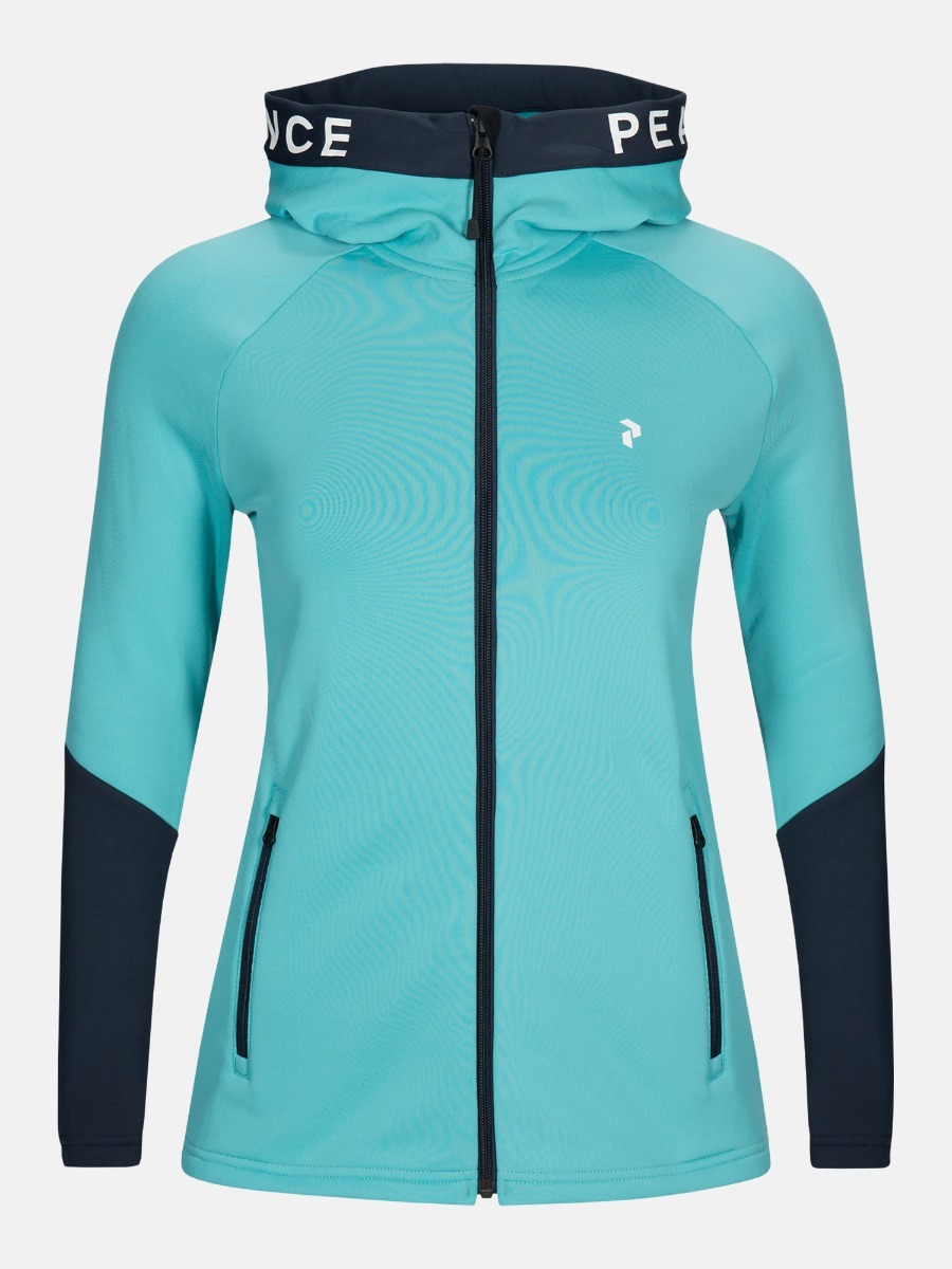 Peak Performance Ride Zip Hood Tonic Sky