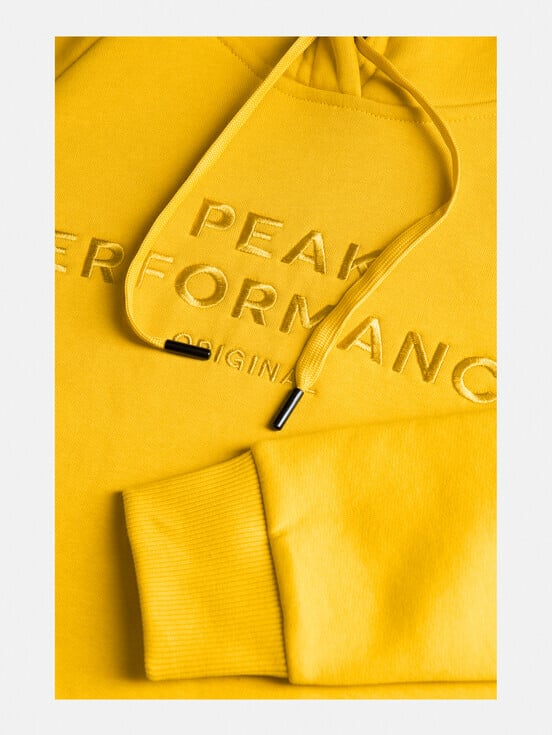Peak Performance Original Hood Yellow Flow