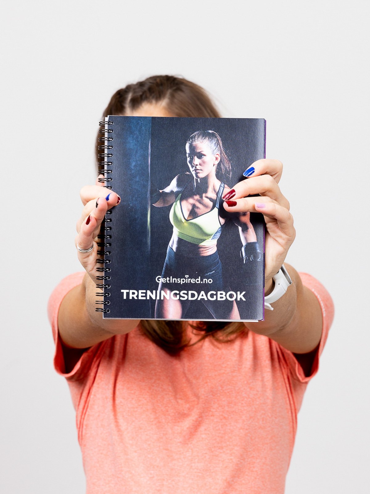 Get Inspired Treningsdagbok Sort
