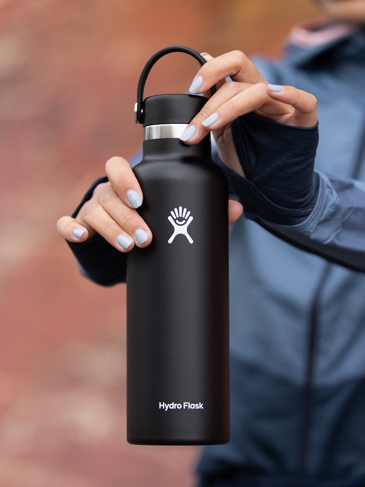 Hydro Flask 21 Oz Standard Mouth w/Flex Cap Black