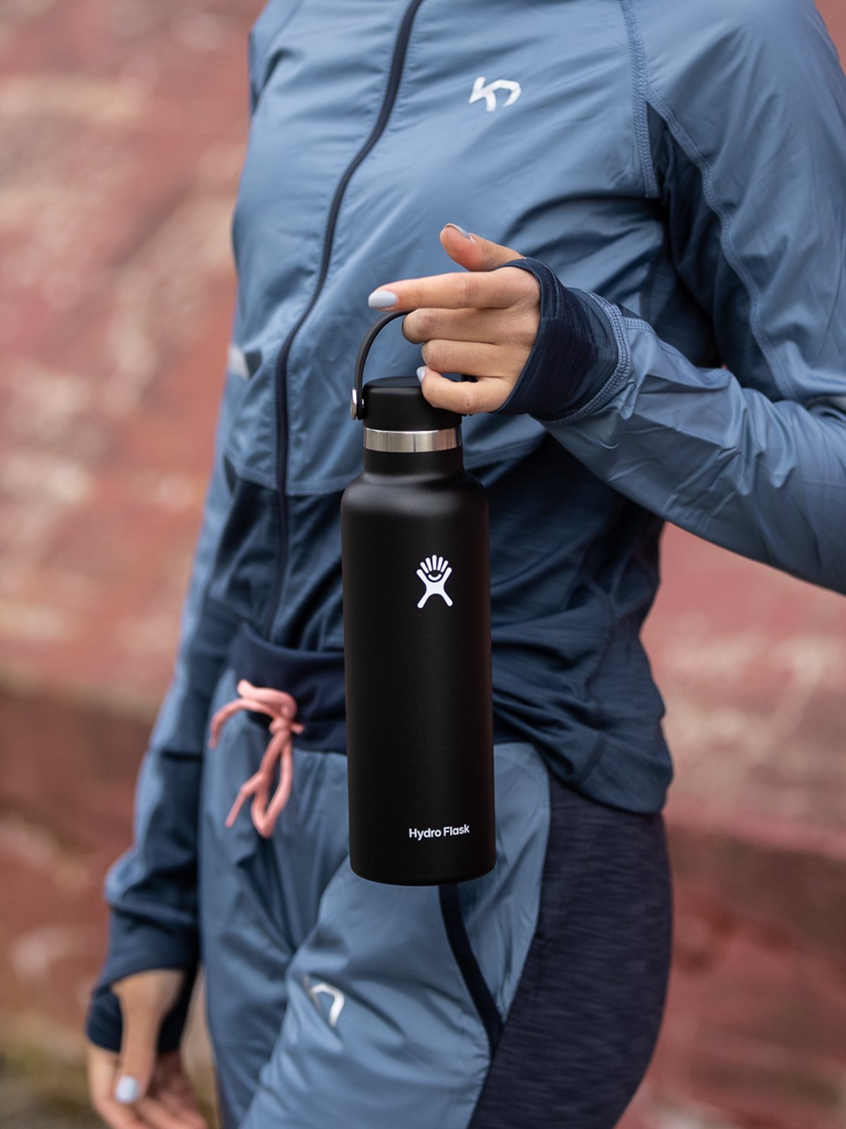 Hydro Flask 21 Oz Standard Mouth w/Flex Cap Black