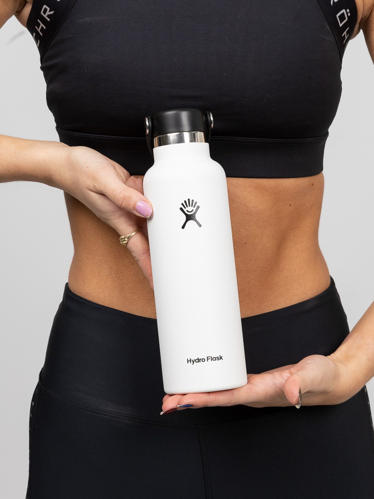 Hydro Flask 21 Oz Standard Mouth w/Flex Cap White