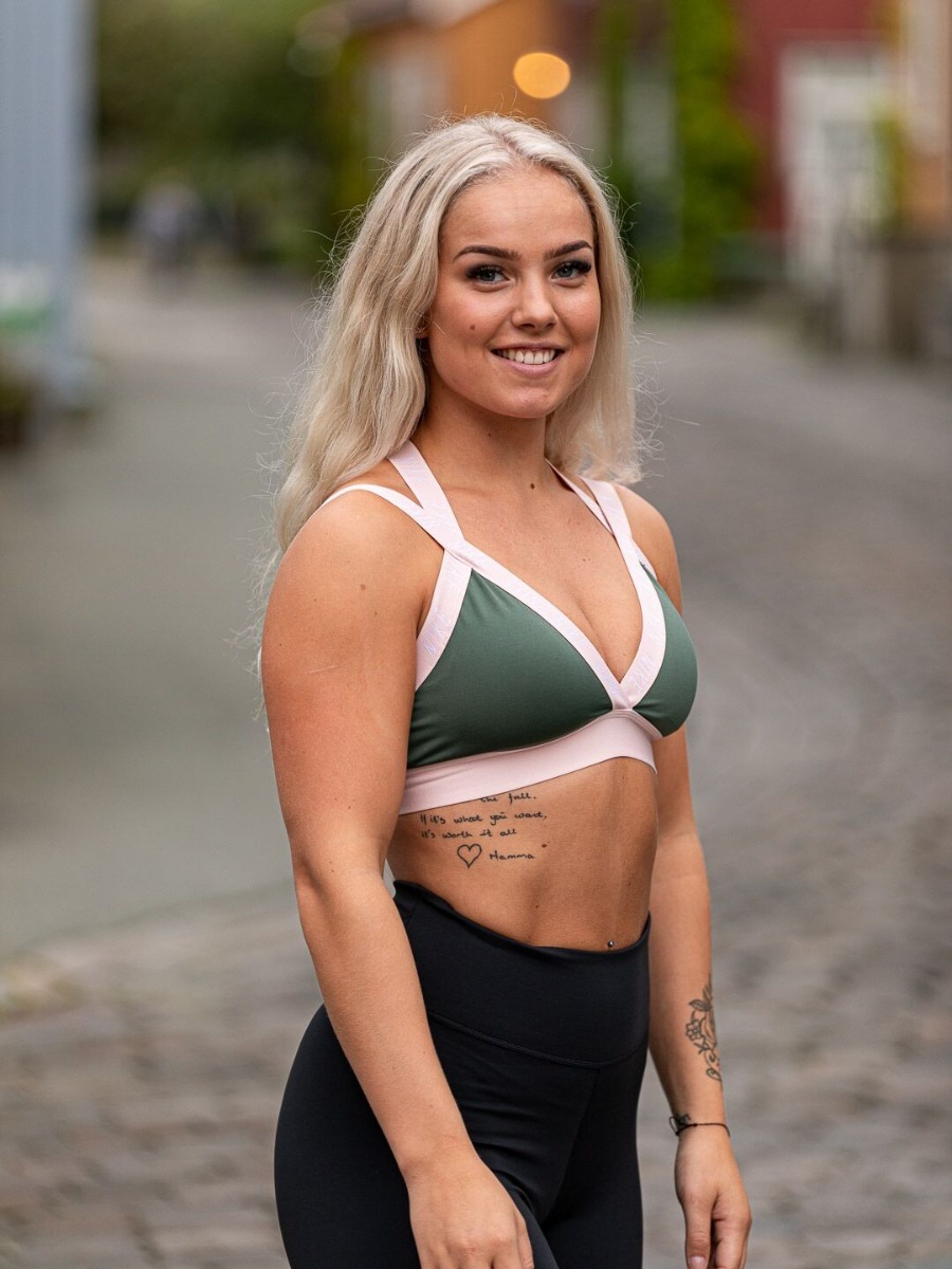 Nike Indy Logo Bra Juniper Fog