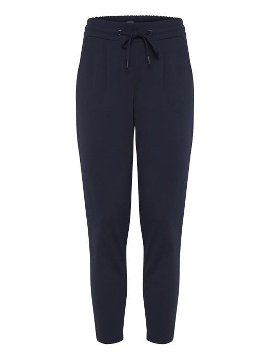 Ichi Kate Pant Cropped Total Eclipse