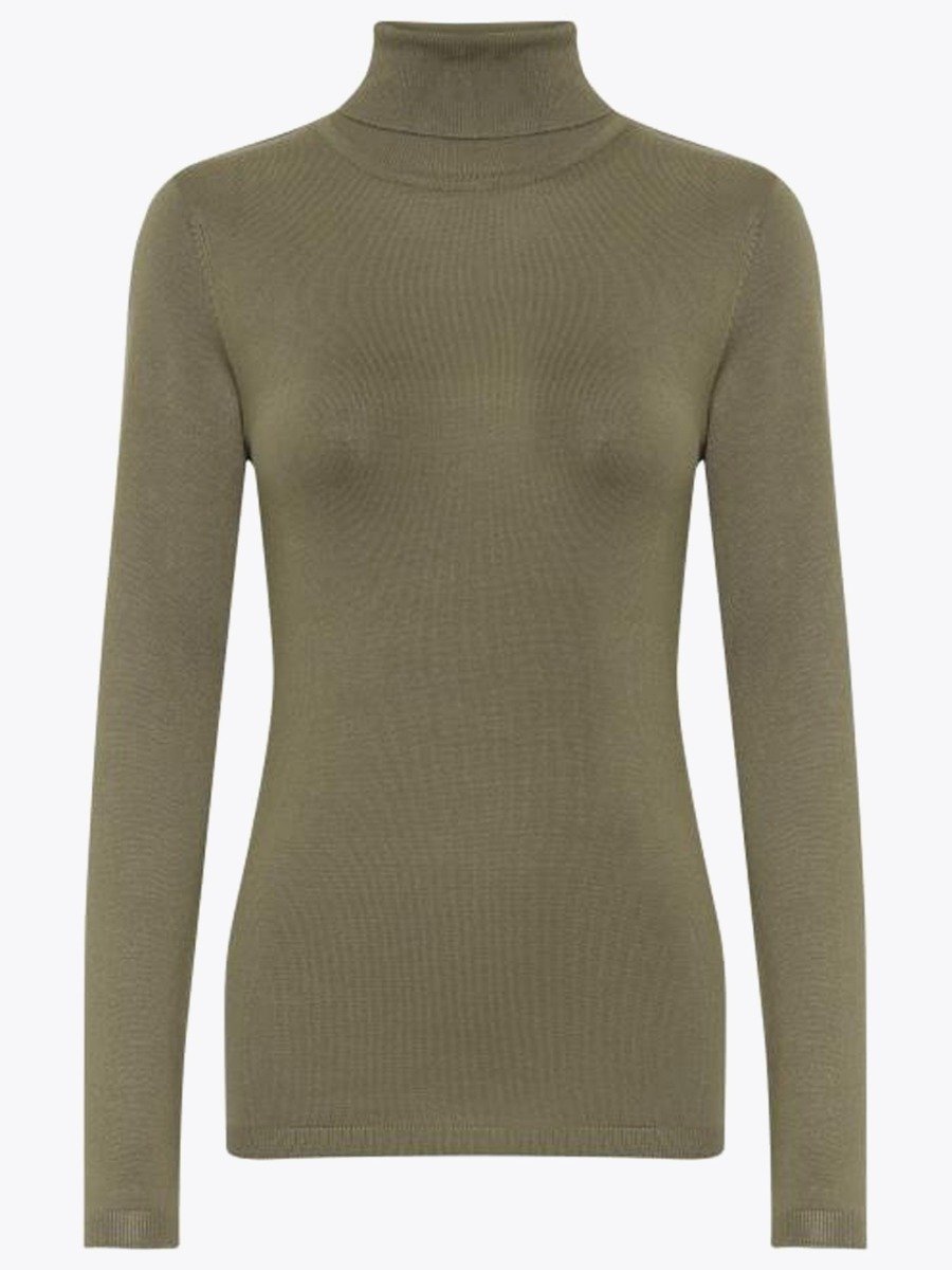 Ichi Mafa Rollneck Deep Lichen Green