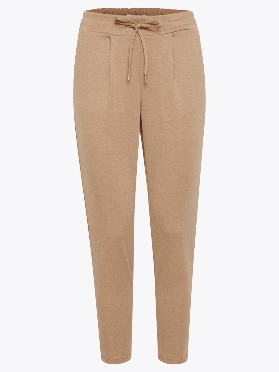 Ichi Kate Pant Cropped Natural