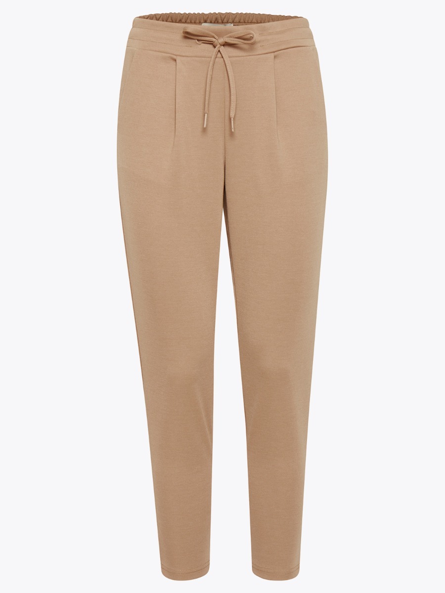 Ichi Kate Pant Cropped Natural