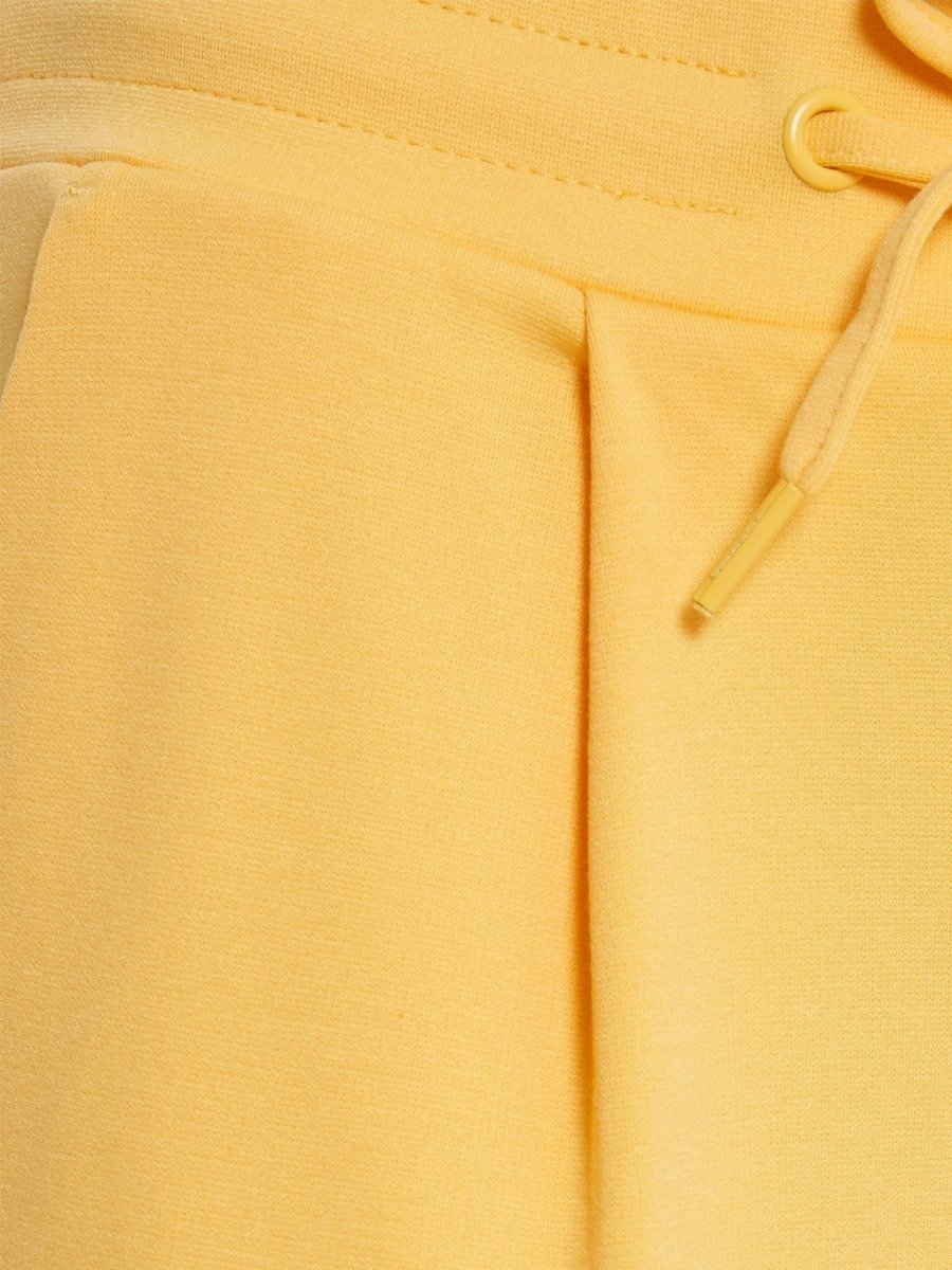 Ichi Kate Pant Cropped Buff Yellow