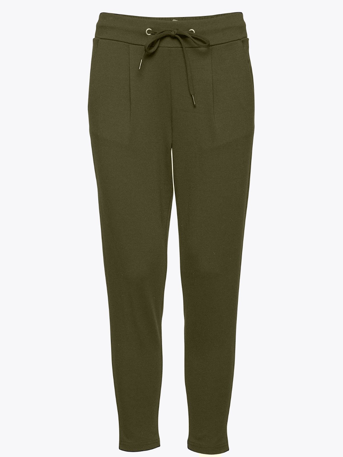Ichi Kate Pant Cropped Ivy green