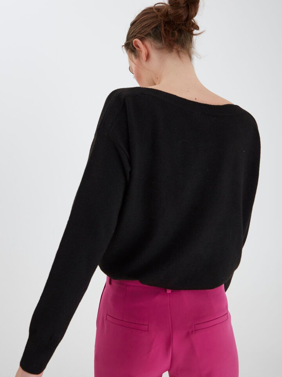 Ichi Alpa Long Sleeve 2 Black