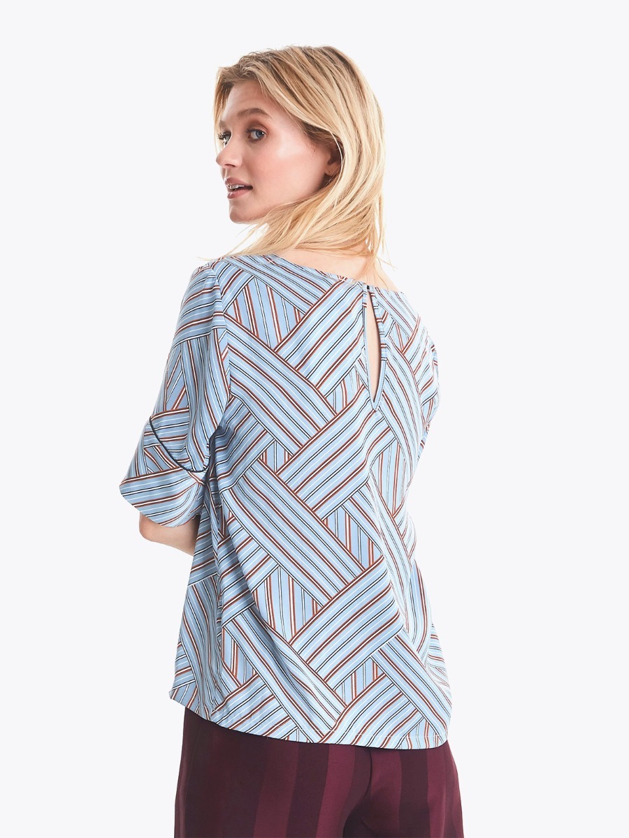 Ichi Geotrix SS Faded Denim