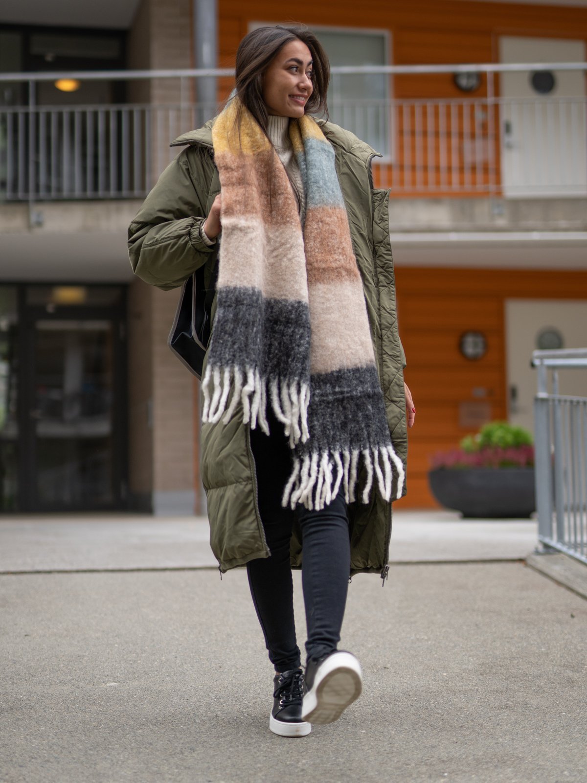 Ichi Vibe Scarf Peach Whip - Get Inspired Exclusive Collection