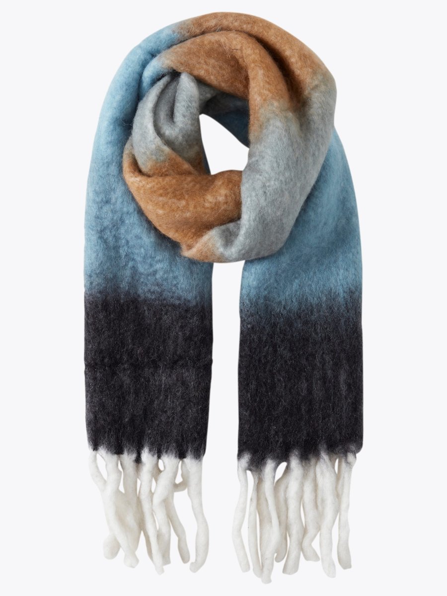 Ichi Vibe Scarf Faded denim