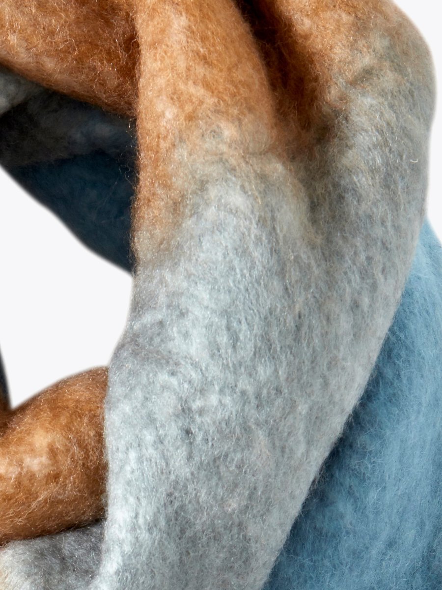 Ichi Vibe Scarf Faded denim