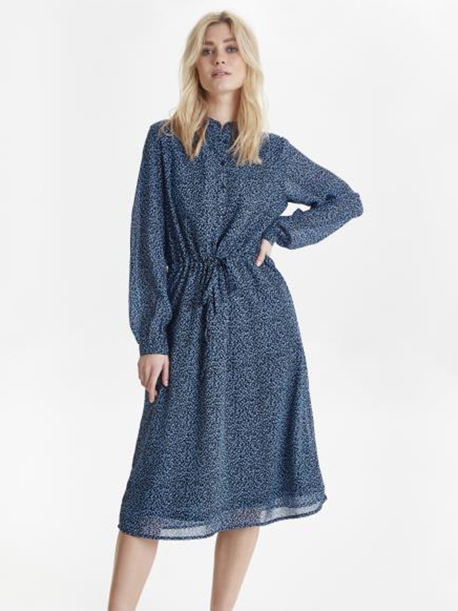 Ichi Viktoria Dress Black