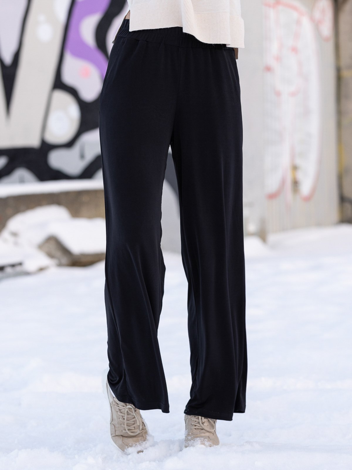 Ichi Lima Pant Black