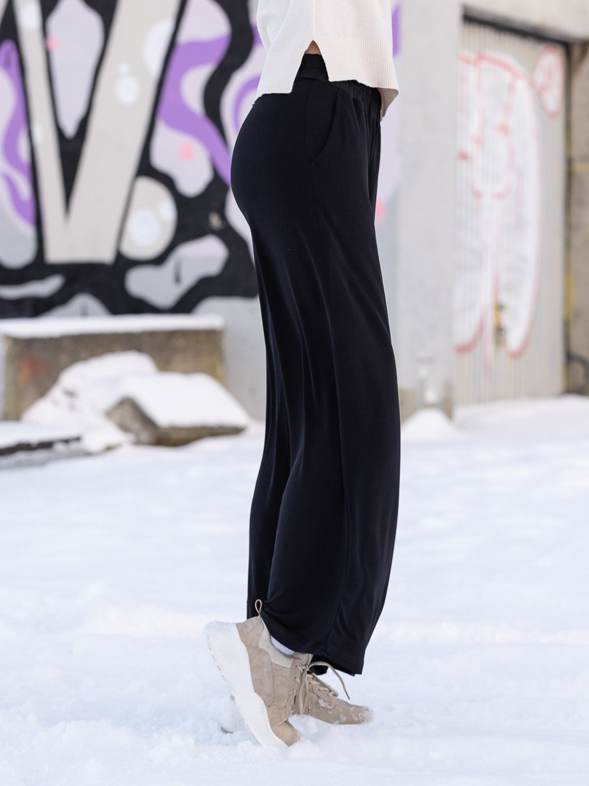 Ichi Lima Pant Black