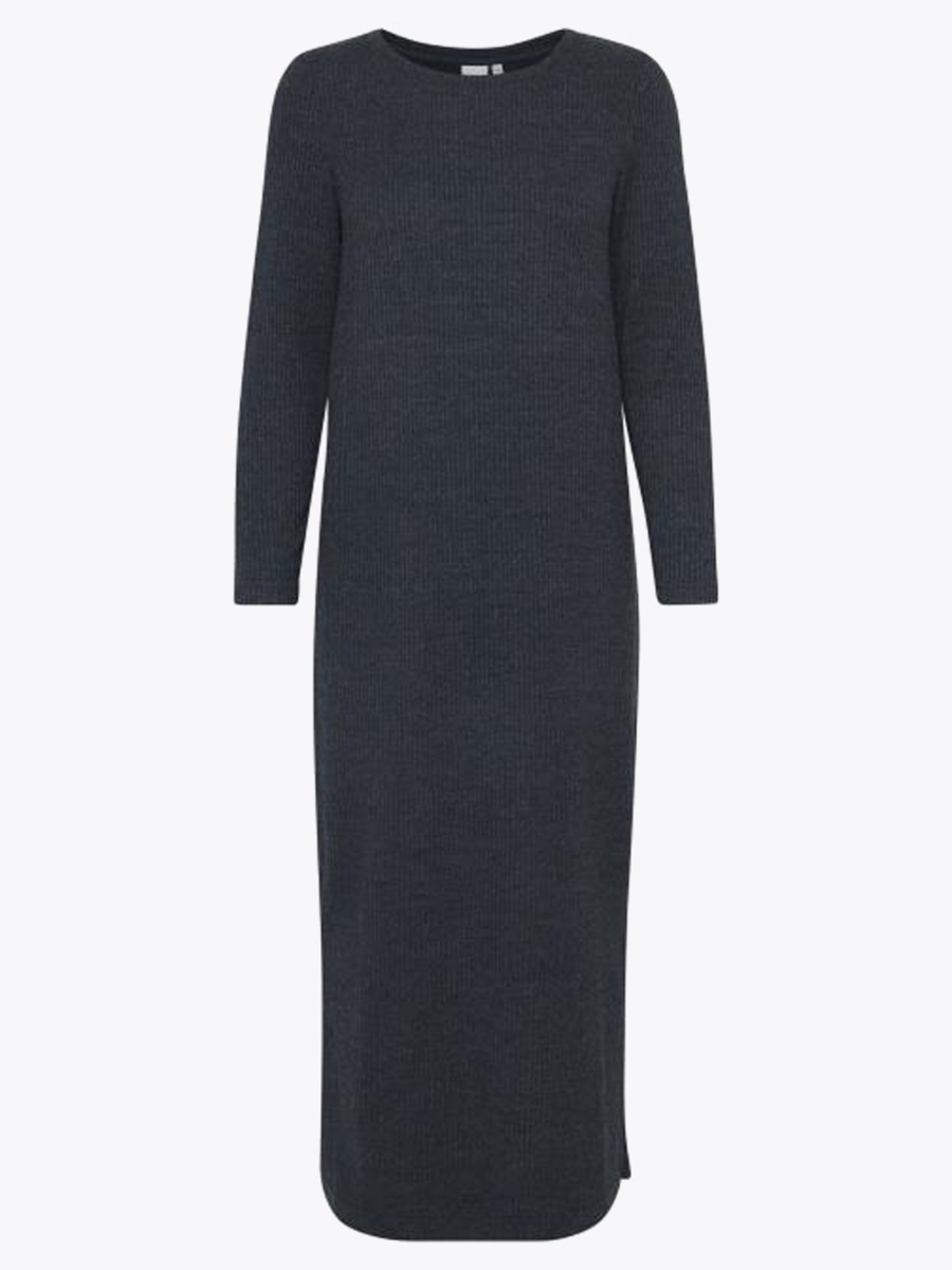 Ichi Eluise Dress Total Eclipse