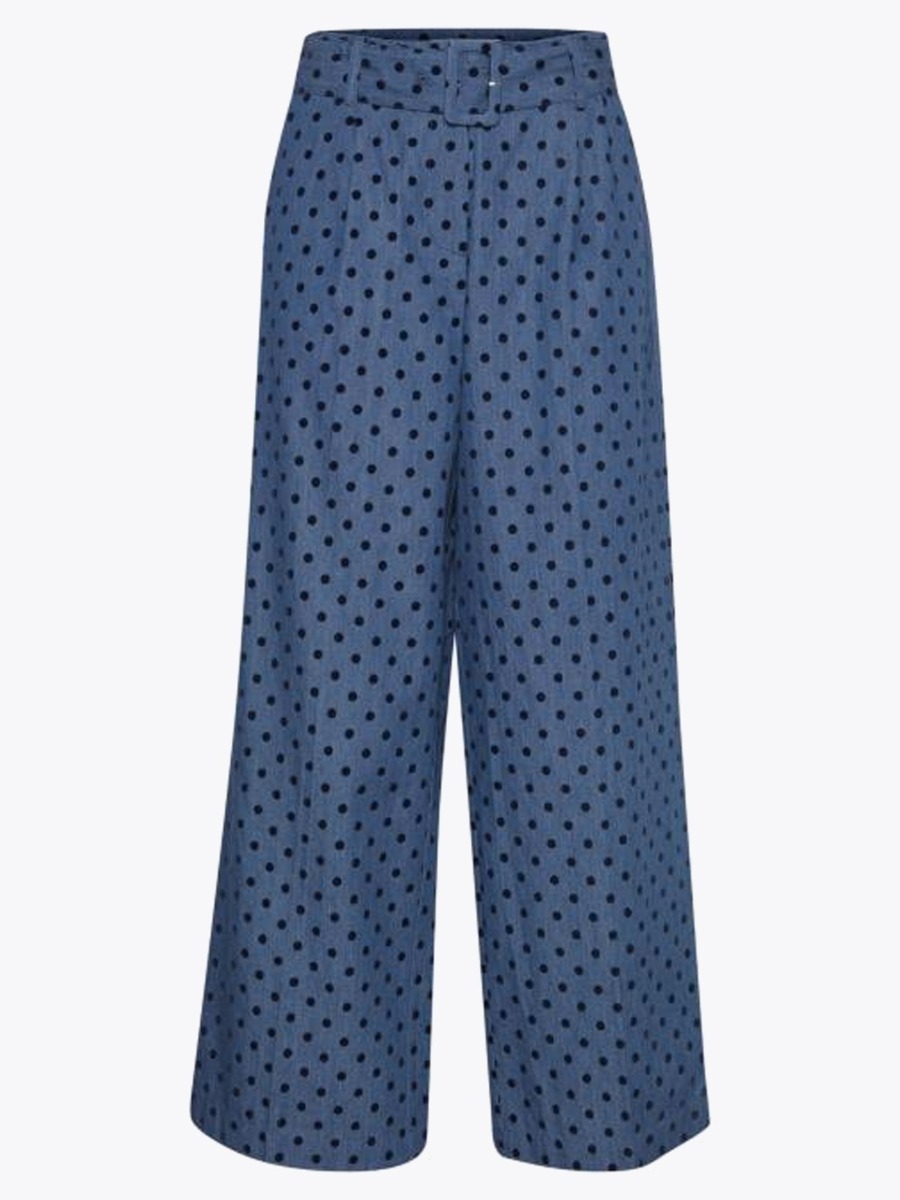 Ichi Bekkasin Pant Dark blue