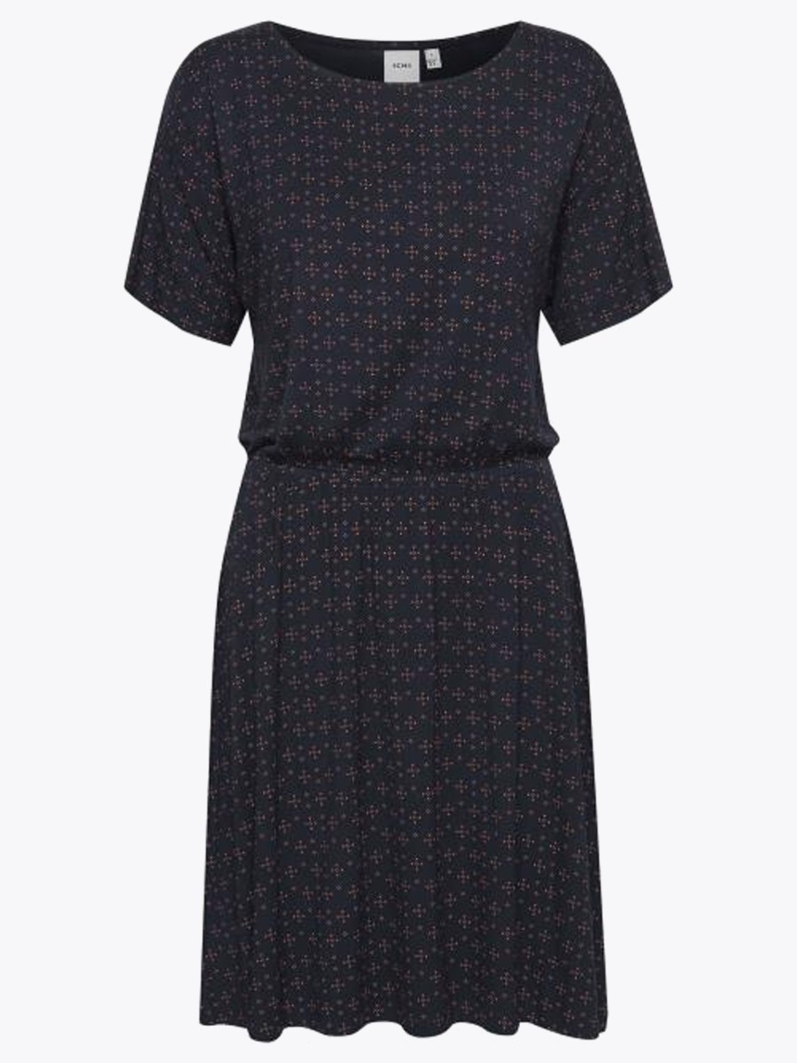 Ichi Lisa Dress Total Eclipse
