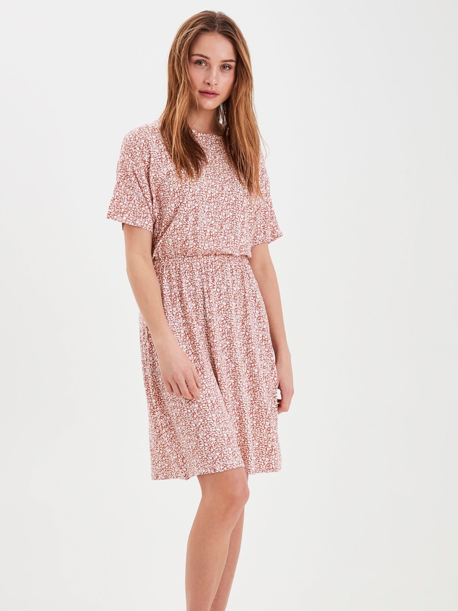 Ichi Lisa Dress Baroque Rose