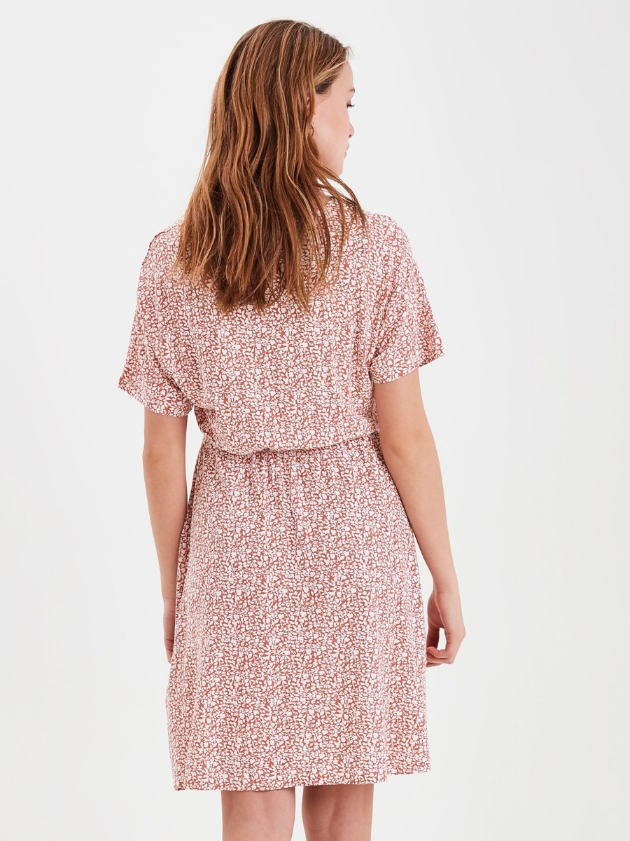 Ichi Lisa Dress Baroque Rose