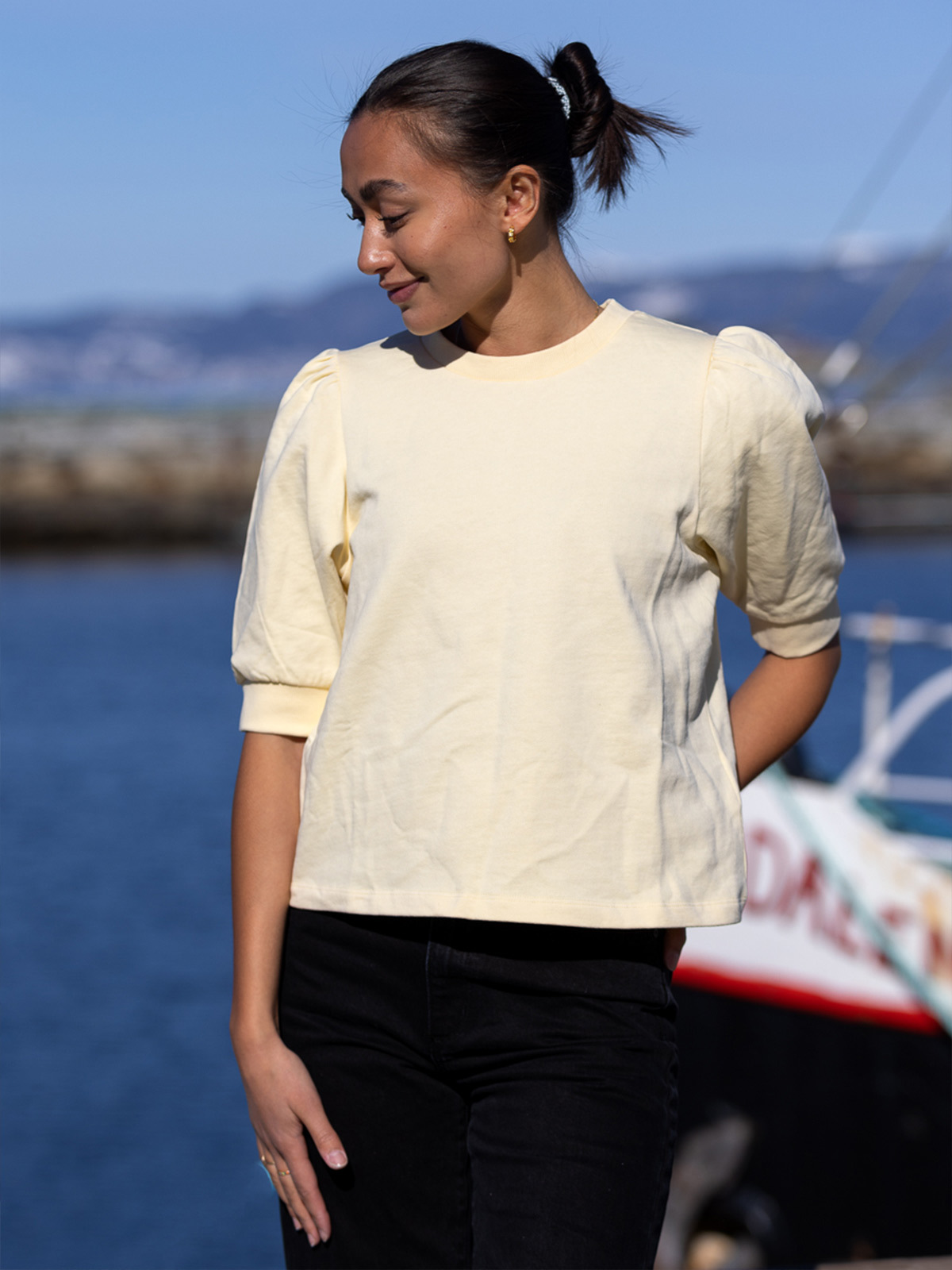 Ichi Yarlet Sweater Vanilla Custard