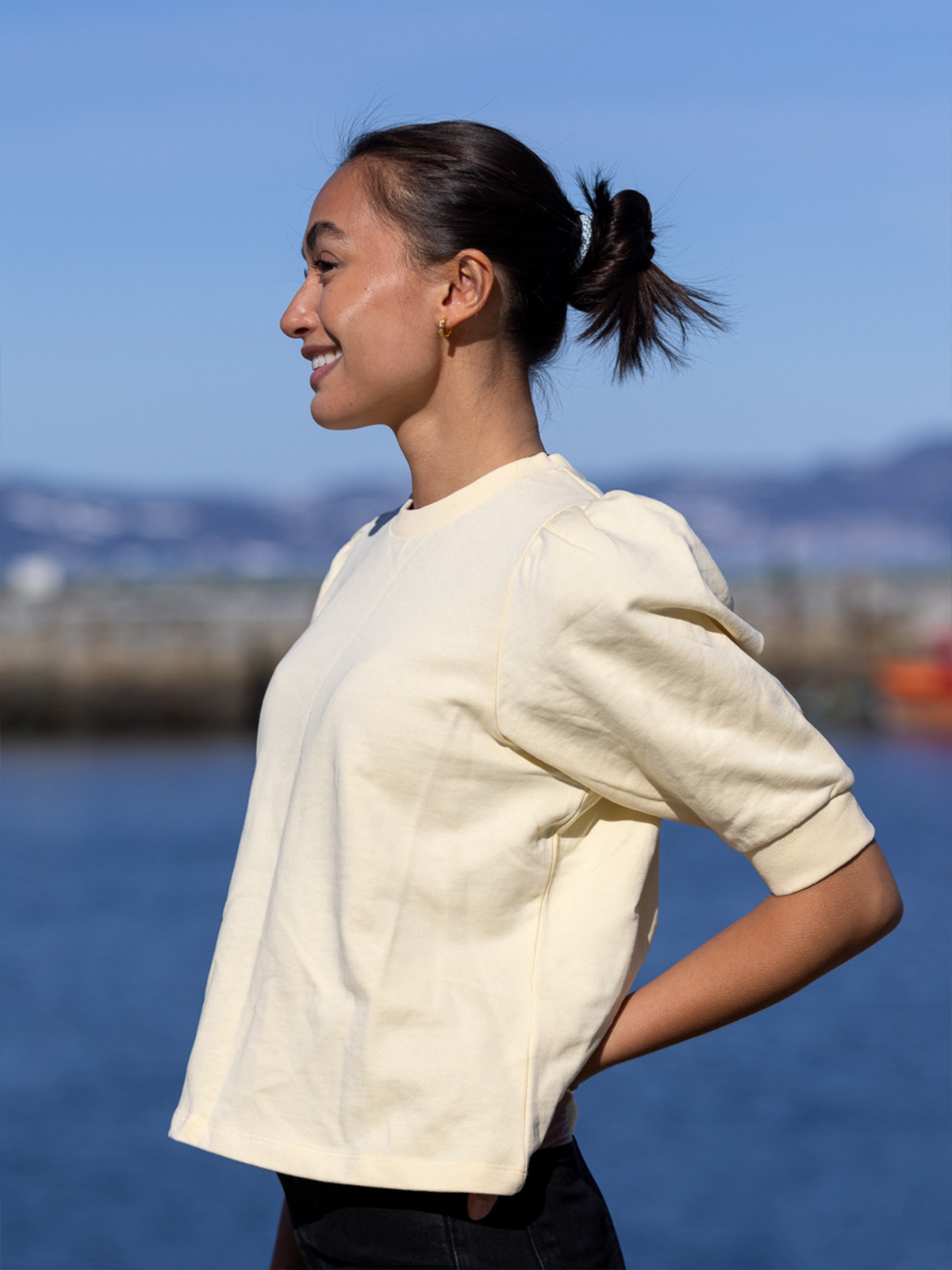 Ichi Yarlet Sweater Vanilla Custard