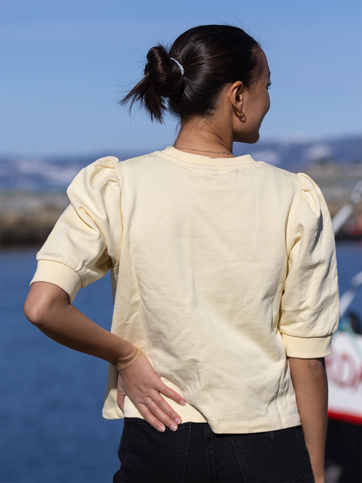Ichi Yarlet Sweater Vanilla Custard