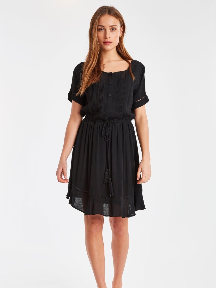 Ichi Fernanda Dress Black