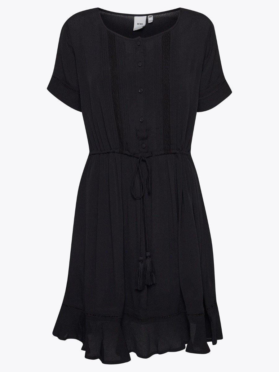 Ichi Fernanda Dress Black