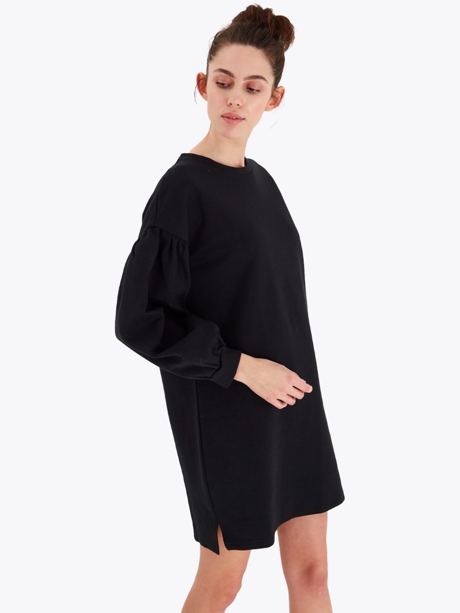 Ichi Yuna Dress Black