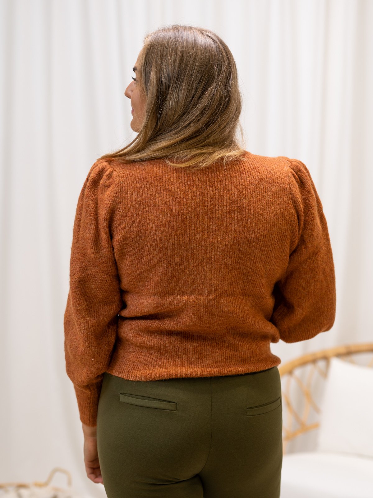 Ichi Jordan Long Sleeve Bombay Brown